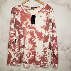 FRED DAVID tie dyed pullover sweater 2X
